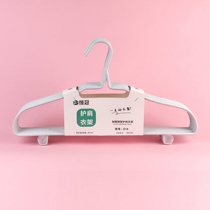 Model 616 Light-Colored Hollow-Tube Clothes Hangers (8-Piece Set) M.15 JPDB