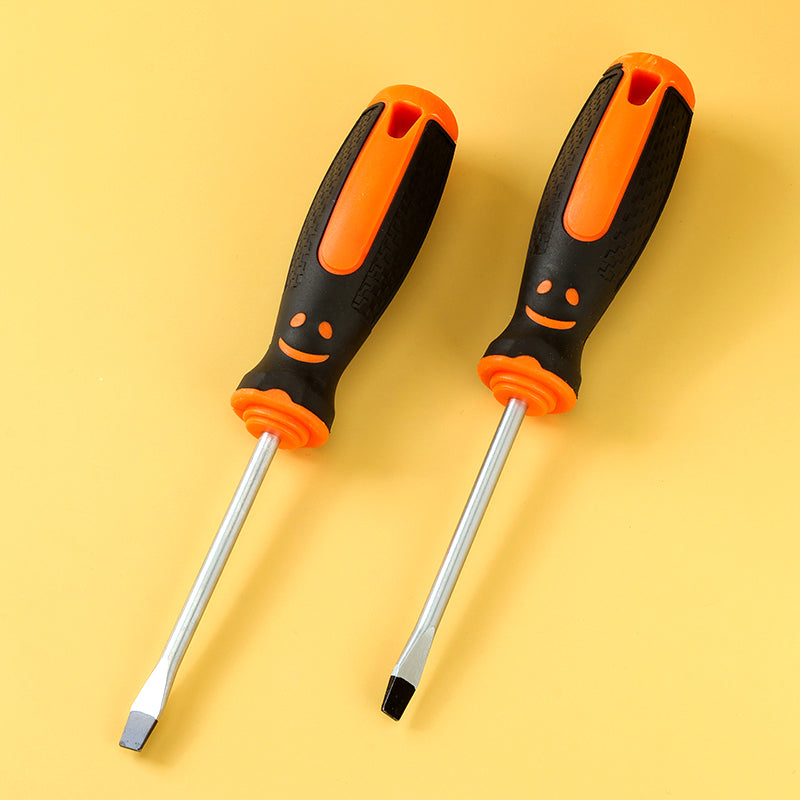 M.31-inch slotted screwdriver with a smiling - face pattern