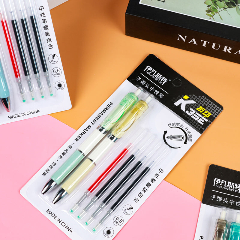 Yifansi 2 Pens with 4 Refills (Model 930) M.82