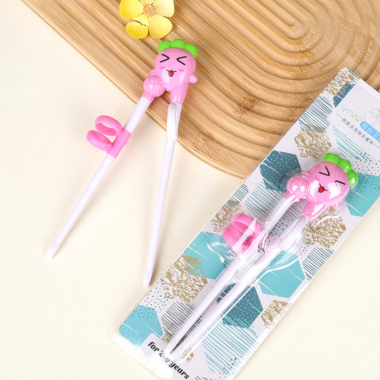 9188 Radish-Shaped Head Children's Training Chopsticks M.66