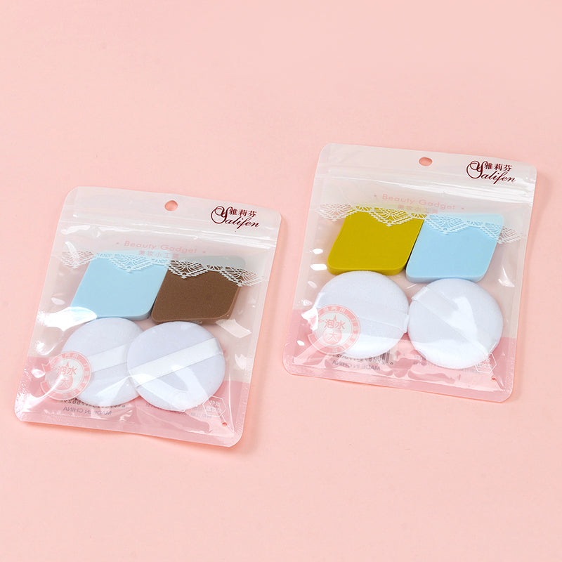 Borla de esponja + borla de polvos sueltos (2+2) M.50 