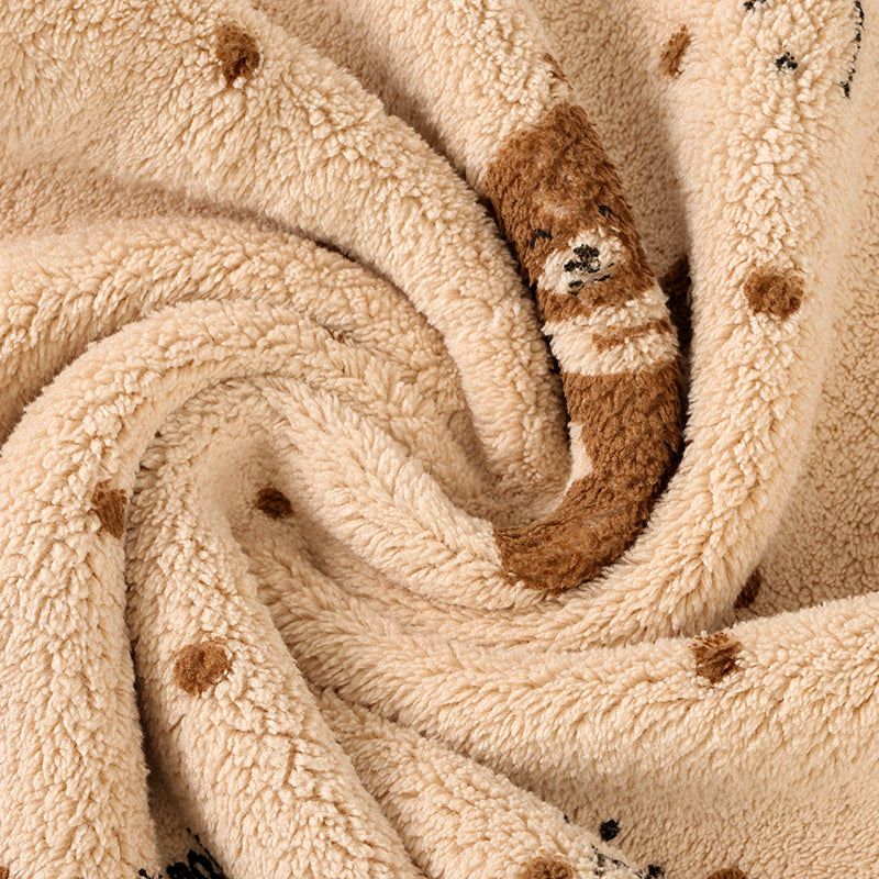 1347 Hugging Bear Scarf (35*35) M.22