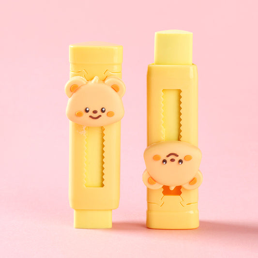 HW-MK-4549 Cake Bear Triangle Push-Pull Eraser M.83