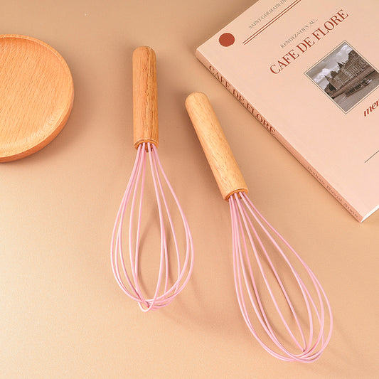 Kouwen 701 Silicone Egg Beater with Wooden Handle M.69 JPDB