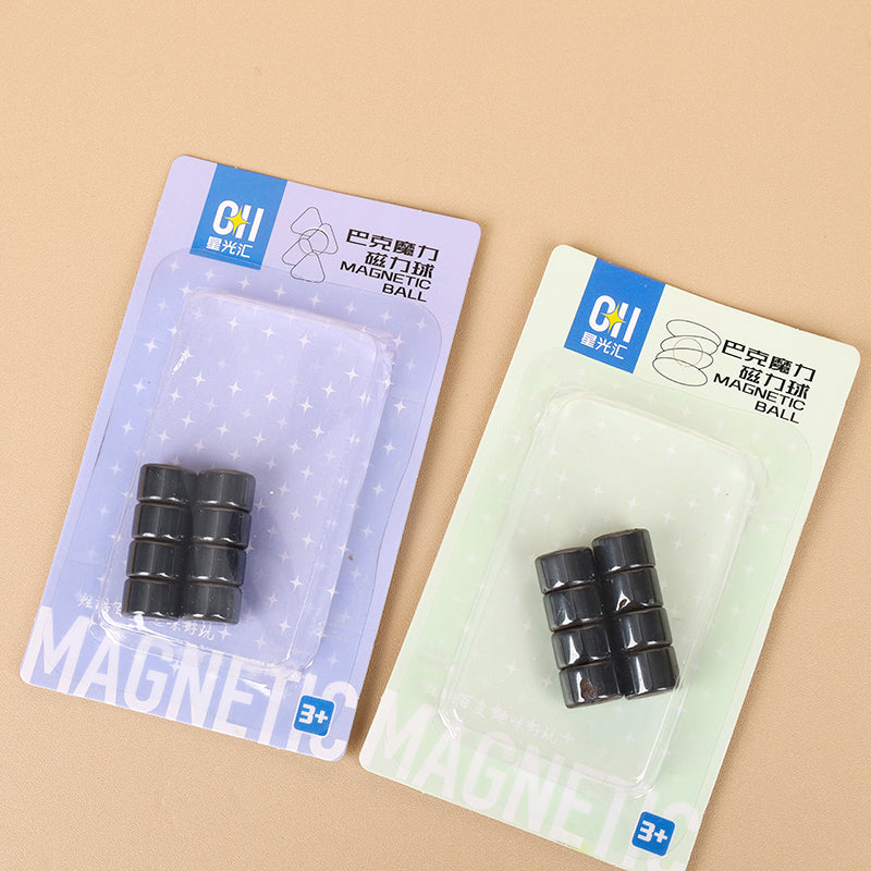 M.34 XG0025 Blister - Card Pack of 8 Cylindrical Magnets
