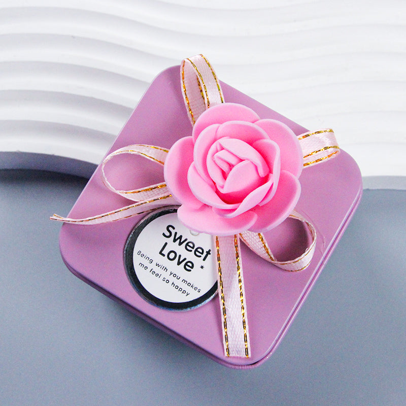 Iron Box Flower Square Gift Box (Random) M24