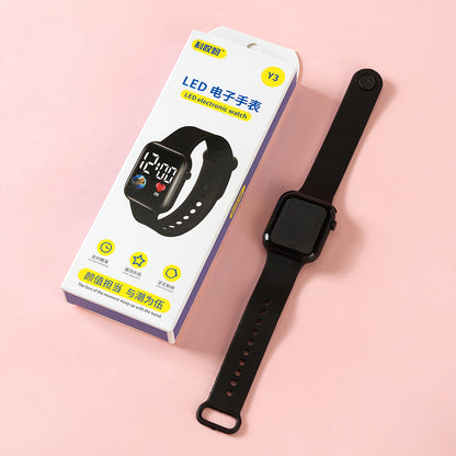Y3 LED Electronic Watch M.44