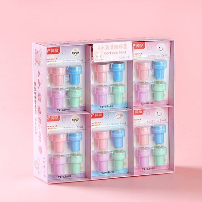 Premium YZ-2661 4-Piece Water Stamp (Random Designs, 432 PCS per Carton) M.84 M.83