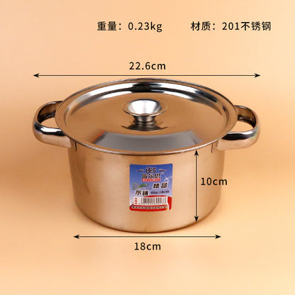 Model 025 18cm Double-Ear Pot (with Lid) M.61 JPDB