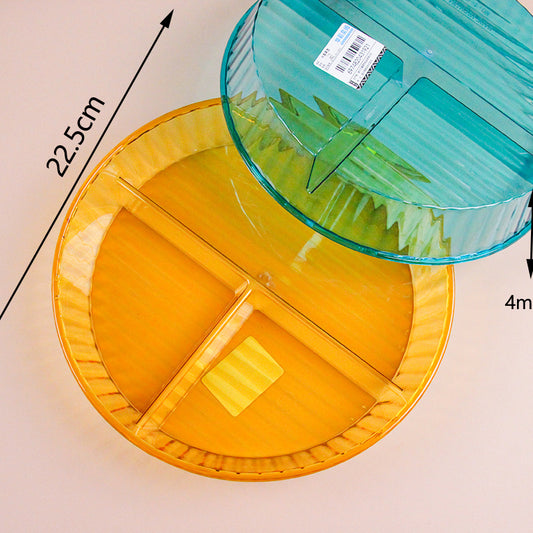 HC1-6 Three-compartment Crystal Fruit Plate M.20