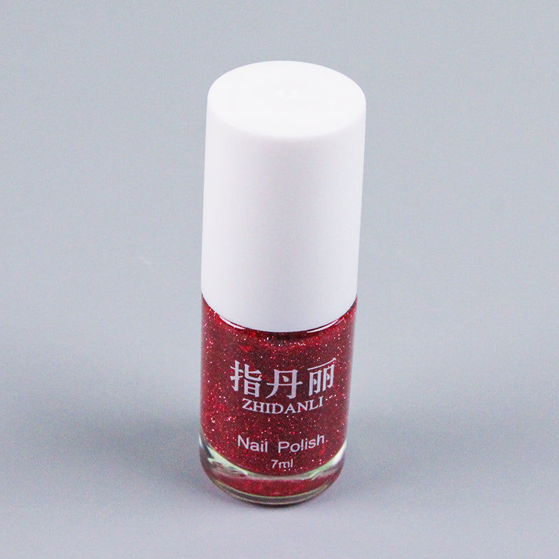 004 refers to Danli's gold nail polish M.51