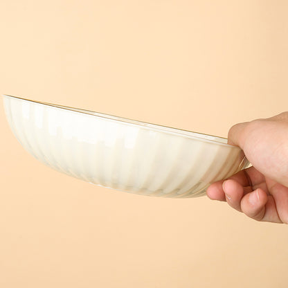 7103 Gilded White Square Fruit Plate M.20