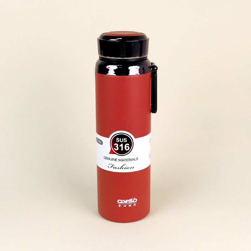 1000ml Diamond Textured Lanyard Vacuum Thermal Insulated Mug - Model QXSD5320 M.26 JPDB