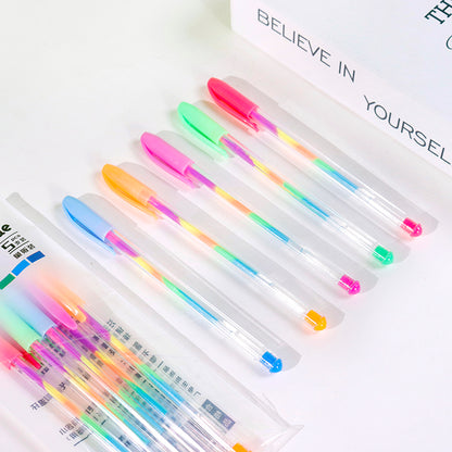 XX - 0683 Five Rainbow - colored Notebook Pens M.82