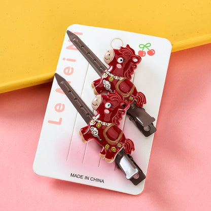 M42 Boxed Two Horse-accessory Pointed Duck Clips