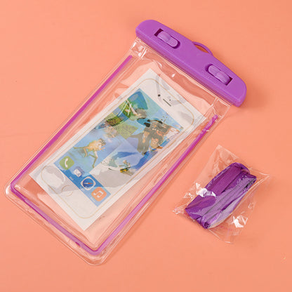Bolsa impermeable transparente y luminosa para teléfono 