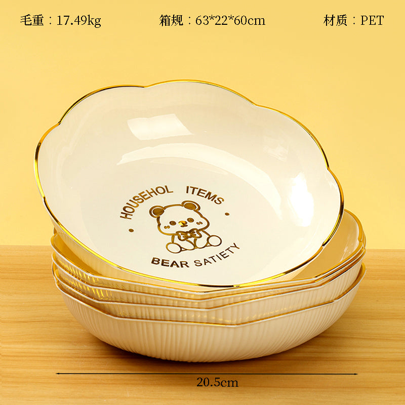 9500 Phnom Penh Little Bear Fruit Plate M.20