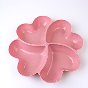 3347-1 Plum Blossom Four-Compartment Fruit Plate M.20