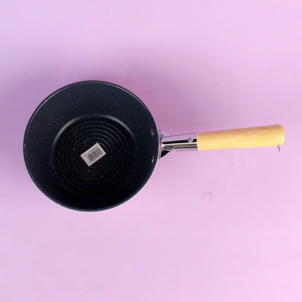 16cm Milk Pan with Wooden Handle and Oil - gathering Function M.61 JPDB