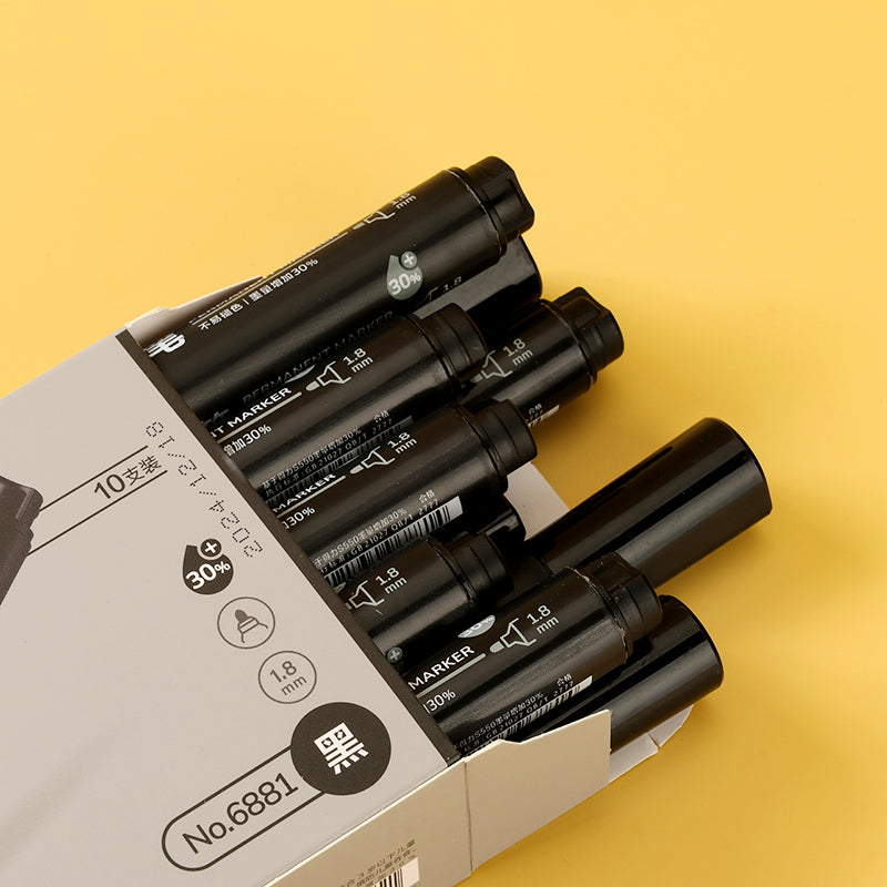 Delistar 6881 Marking Pen (Black) (Single Piece) M.82