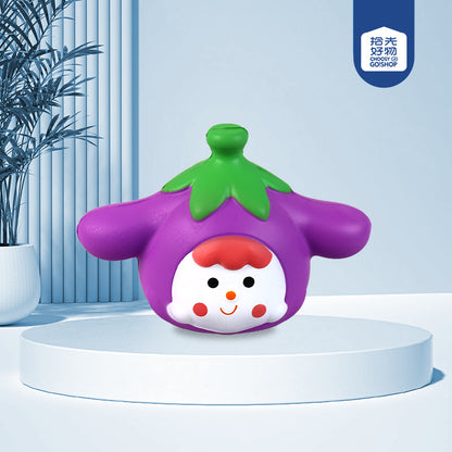 9094-1 PU Slow Rebound Eggplant Doll M.08