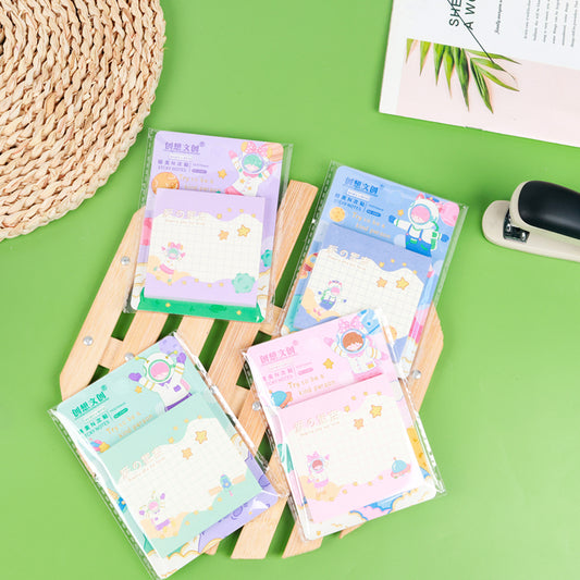 Chuangxiang Random Style Sticky Notes 2 Sizes (7676/76101mm) Multi-Style for Journal & Office M.81