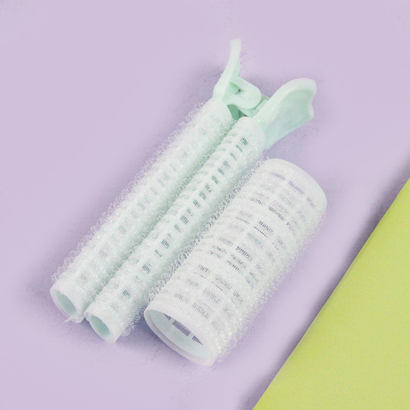 082 Boxed Sticky Curling Irons + Volumizing Clips M.50