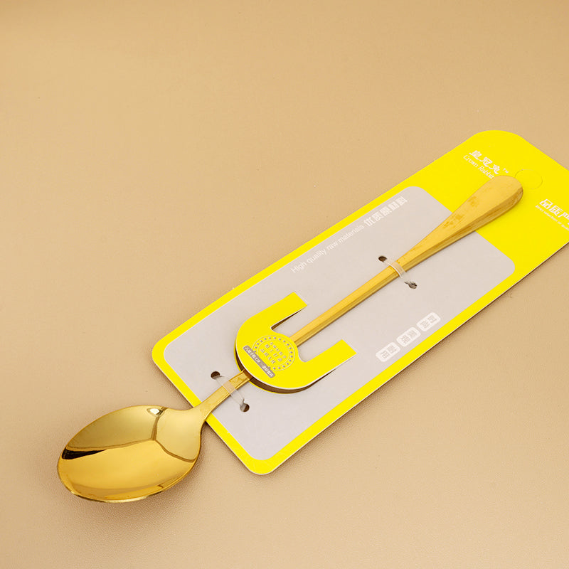 6332 Crown Rabbit Gold-Plated Ice Pointed Spoon M.66