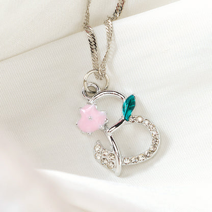 Hollow Gourd - flower Necklace M.43