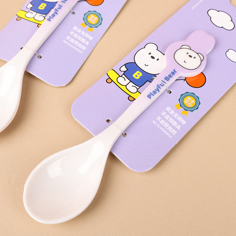 XC6938 Food-Grade Cartoon Short-Handled SpoonM66