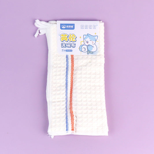 Item No.8150 British - Style Dishcloth (5 Pieces) M.68 JPDB