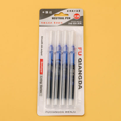 Un juego de cuatro bolígrafos roller modelo 2226. Estos bolígrafos vienen en un hermoso color azul, listos para escribir con fluidez. M.82