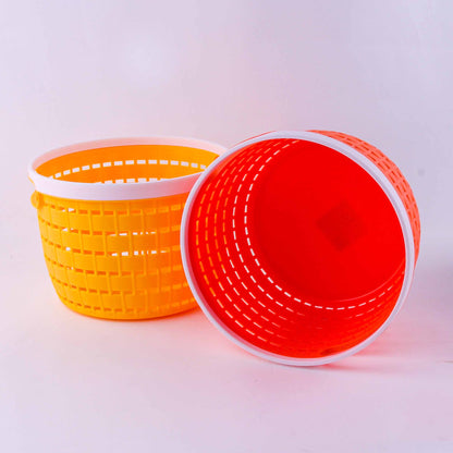 8300 Rattan Woven Round Storage Basket M.13