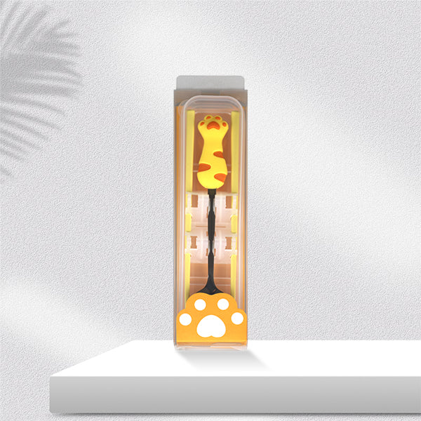 Cute Paw - shaped Spoon and Chopsticks Portable Tableware Set M.66 JPDB