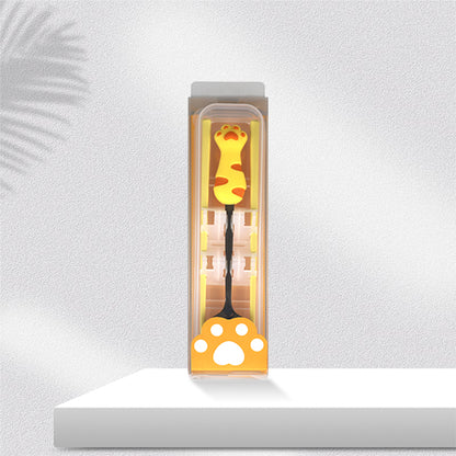 Cute Paw - shaped Spoon and Chopsticks Portable Tableware Set M.66 JPDB