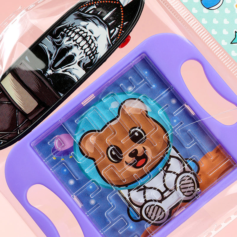 Item No.X-9017 Stress Relief Maze Set Multi-style Mini Labyrinth Fingertip Ball Toy for Students M.08