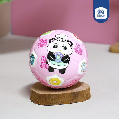 3.94 Inch Assorted Panda Basketball & Soccer Ball - K10173 M.92 JPDB