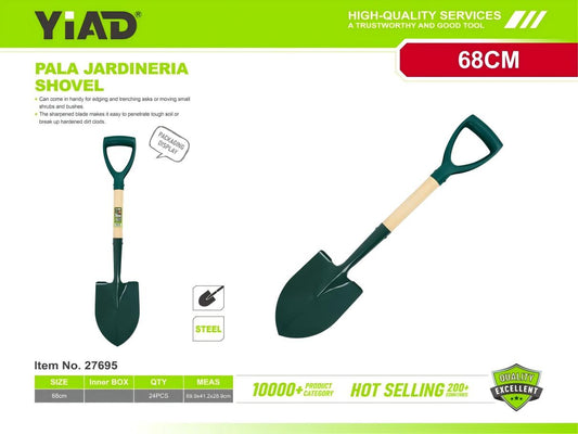 Medium-sized wooden handle round-head shovel M.33