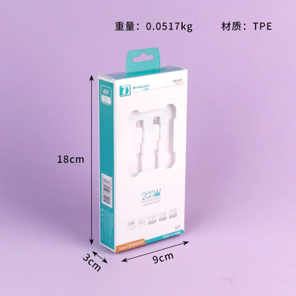 Cable de datos universal tipo C a tipo C de 1,2 m - Modelo A07 A12 JPDB 