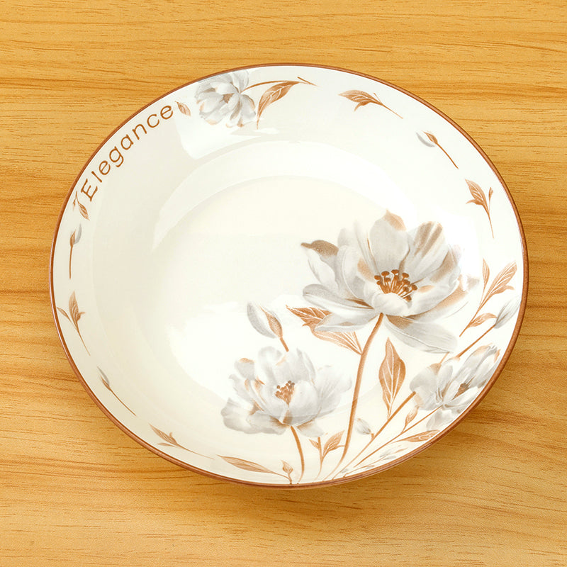 7 - inch Printed Cheese Plate (with an Elegant Pattern) M.66 JPDB