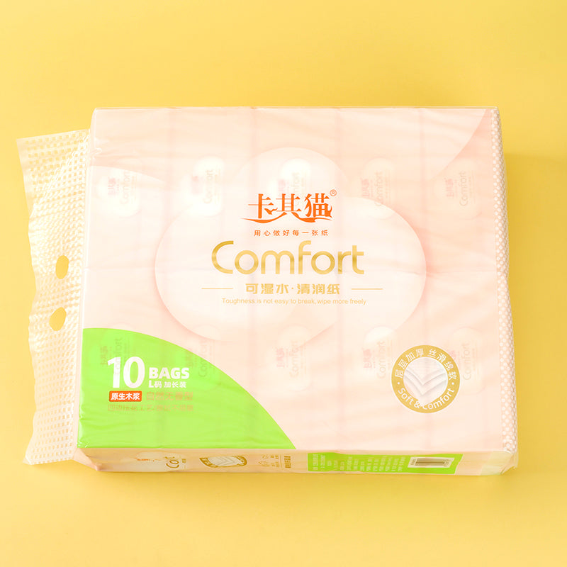 Khaki Cat-M8533 Wet-Wipeable Moist Facial Tissues (140*180*400) M28 M.21