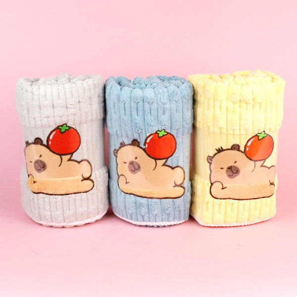 M.25 JPDBModel 6720 Ruyi Bear Coral Fleece Bath Towel (70cm×140cm)