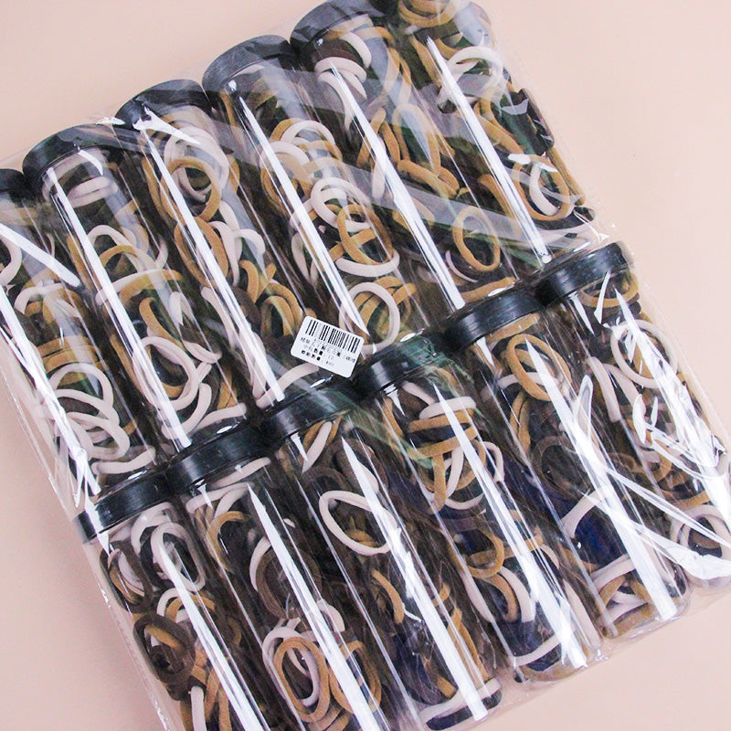 M42 50 coffee-colored towel loops in a bucket