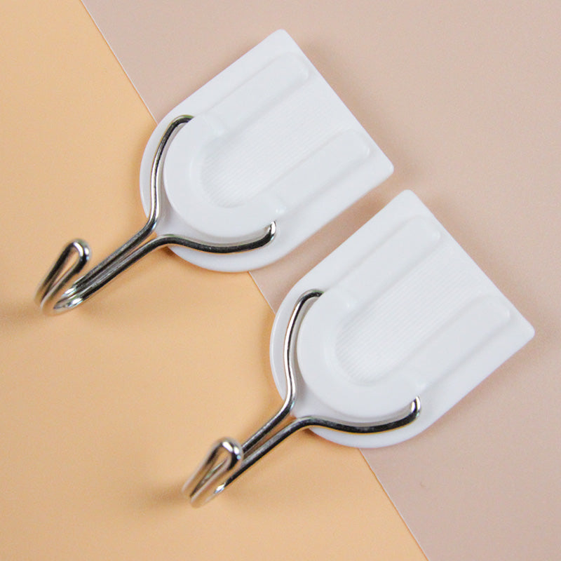 Qiaoxiaoya Model 9101 Adhesive Hooks - 9 Pcs U-Shaped Type M.16