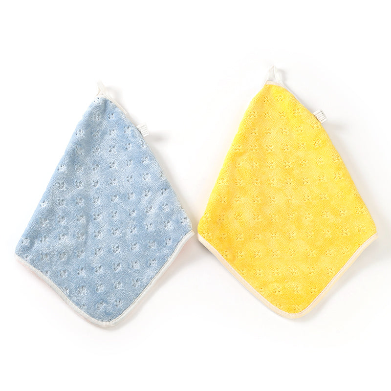 1333 Double-Edged Children's Face Washing Square Towel (1332) (30*30) M.22