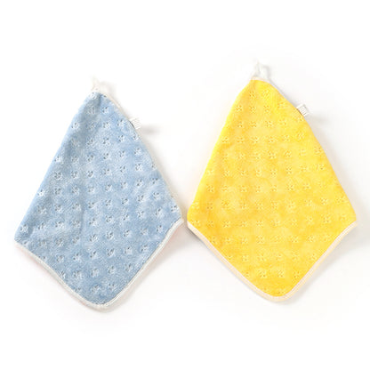 1333 Double-Edged Children's Face Washing Square Towel (1332) (30*30) M.22