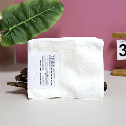 WP-685 8 Pcs White Bamboo Fiber Dish Towel (18x23 cm) M.68 JPDB