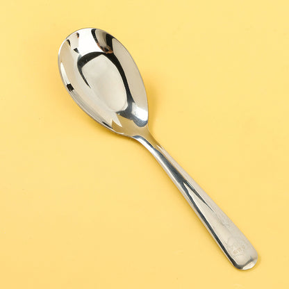 304 Stainless Steel Chinese-Style Large Flat-Bottom Spoon M.66