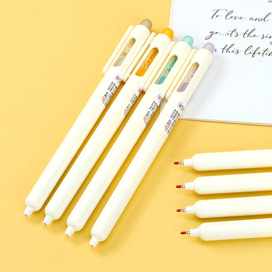 Unique Saint Point 9738 Erasable Hourglass - themed Gel Pens! Combining erasability with an hourglass design, they're both practical and eye - catching. M.82