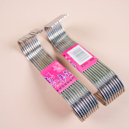 Jinhui Stainless Steel Pointed S - Hooks (10 Pieces)  M.16